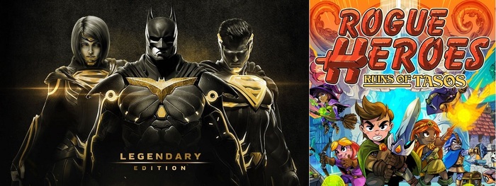 Новогодний розыгрыш Injustice 2 Legendary Edition и Rogue Heroes: Ruins of Tasos