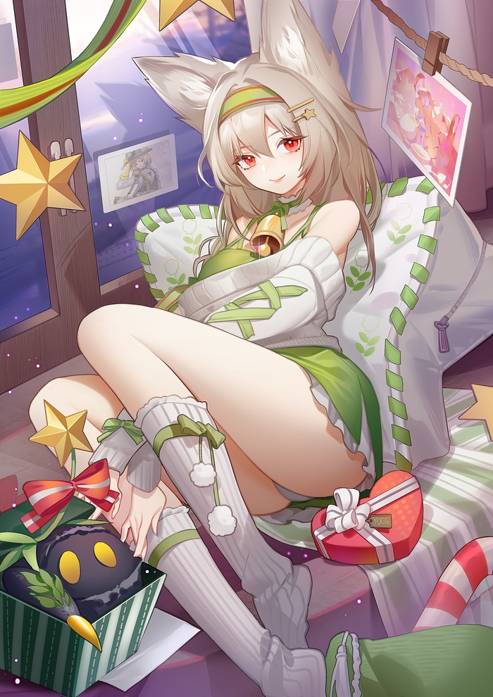 Beanstalk , Anime Art, Arknights, Beanstalk (Arknights), Animal Ears, , ,  , 
