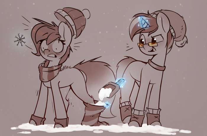 Cold cold cold cold cold! My Little Pony, Ponyart, Rusty Gears, Original Character, Rexyseven, MLP 