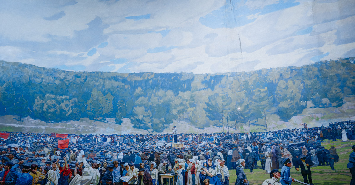 Иваново 1905 год. Диорама Талка Иваново. Иванов митинг 1905. 1905 На Талке. Роль первого совета 1905 года в Иваново.