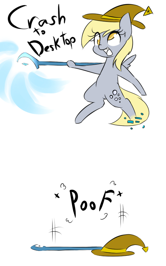     My Little Pony, Derpy Hooves, Magicka, MLP Crossover