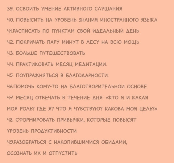 ﻿Список целей на 2022 год □ ВЫЖИТЬ / 2022 :: картинка с текстом