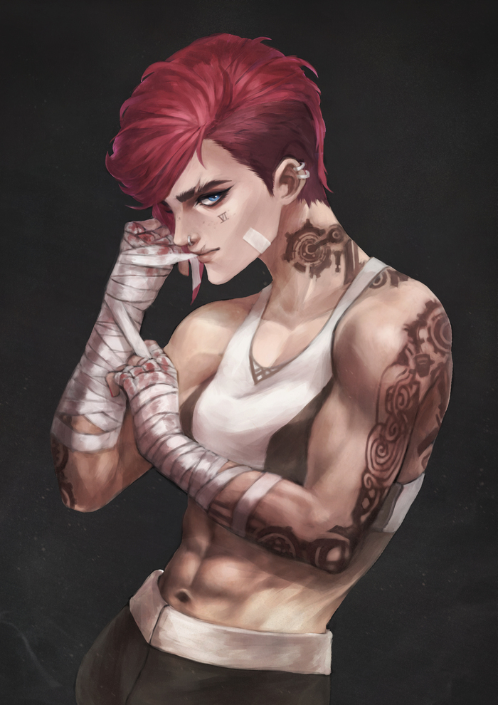 Vi ,  , VI, , League of Legends, Muscleart, Monorirogue, Arcane