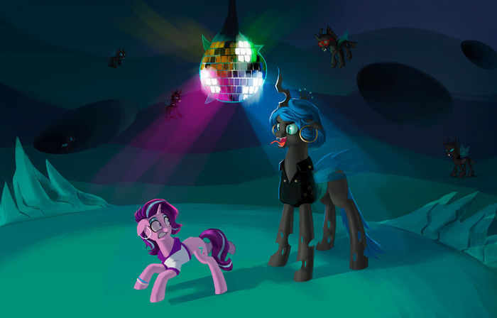    ! My Little Pony, Starlight Glimmer, Queen Chrysalis, Hardbrony