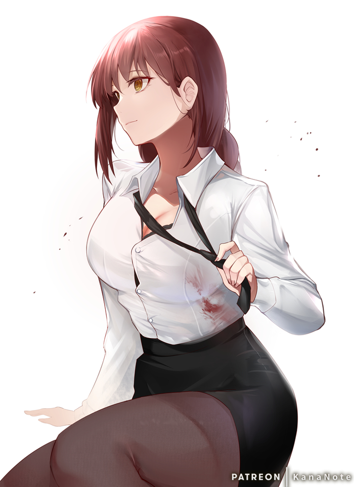    , Anime Art, Makima, Chainsaw Man, Pixiv