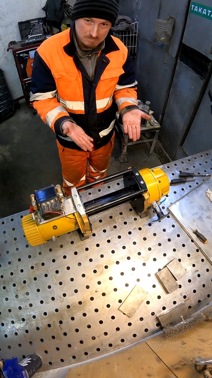 Тюнинг лебедки GOLDENPOWER EWB75 | Пикабу