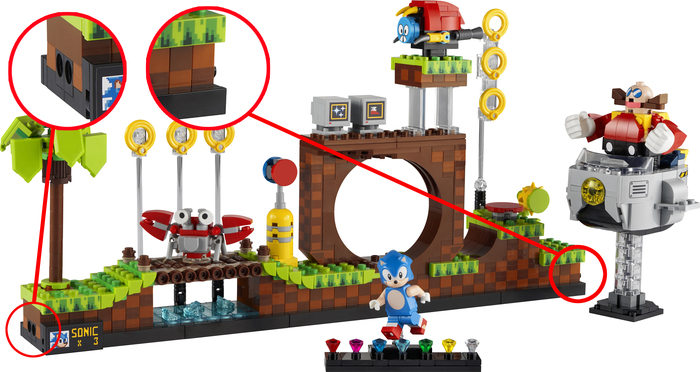    LEGO Sonic the Hedgehog - Green Hill Zone LEGO, ,  , -, Sega Mega Drive, , 
