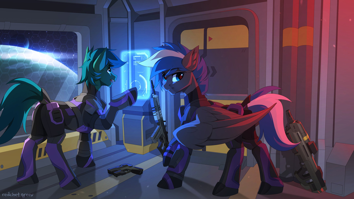  My Little Pony, Original Character, MLP Crossover, Halo, Redchetgreen