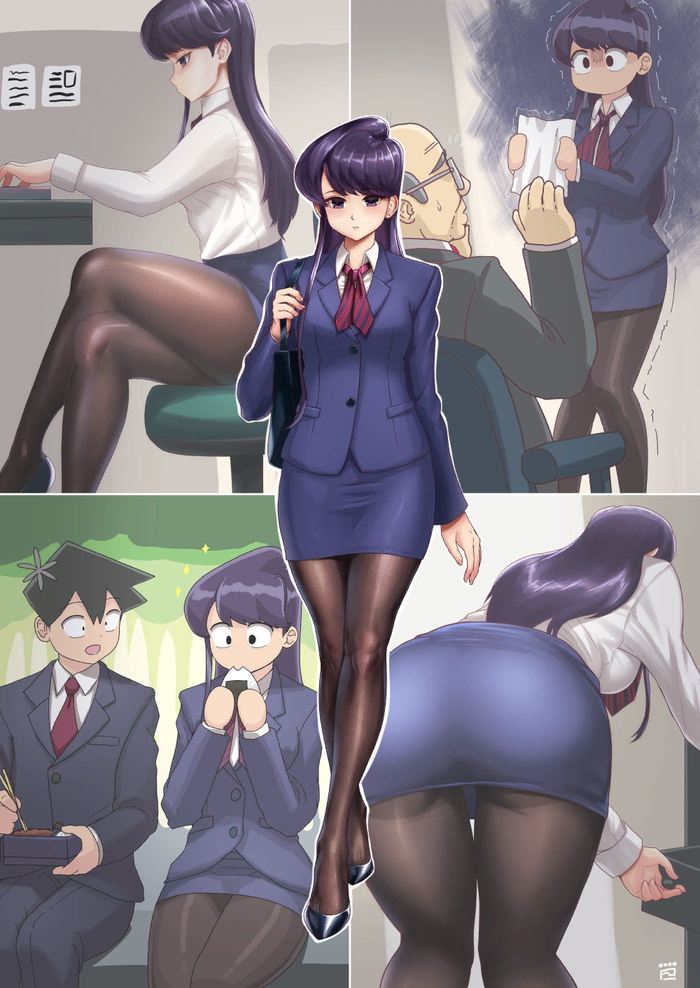   - Komi-san wa Comyushou desu, Shouko Komi, Hitohito Tadano, Anime Art, 