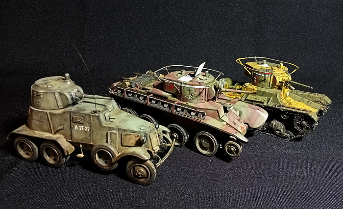 Ижорский броневик. БА-10А Моделизм, Стендовый моделизм, Сборная модель, Миниатюра, Вторая мировая война, Своими руками, Рукоделие, Хобби, Масштабная модель, Коллекция, Бронетехника, СССР, Броневик, Рукоделие без процесса, История, Танки, Видео, Длиннопост