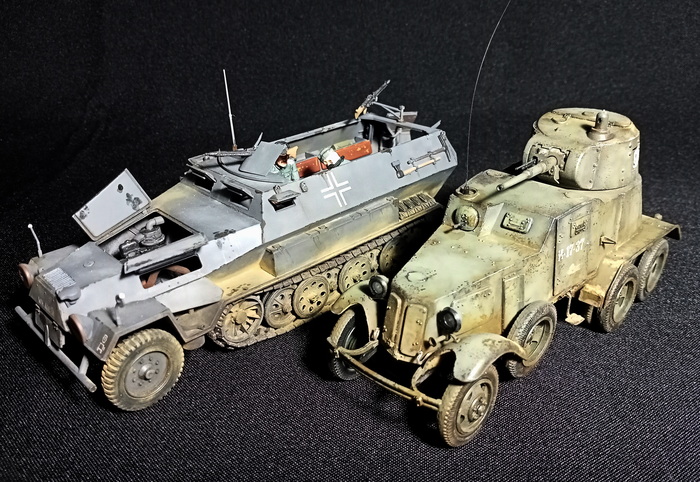 Ижорский броневик. БА-10А Моделизм, Стендовый моделизм, Сборная модель, Миниатюра, Вторая мировая война, Своими руками, Рукоделие, Хобби, Масштабная модель, Коллекция, Бронетехника, СССР, Броневик, Рукоделие без процесса, История, Танки, Видео, Длиннопост