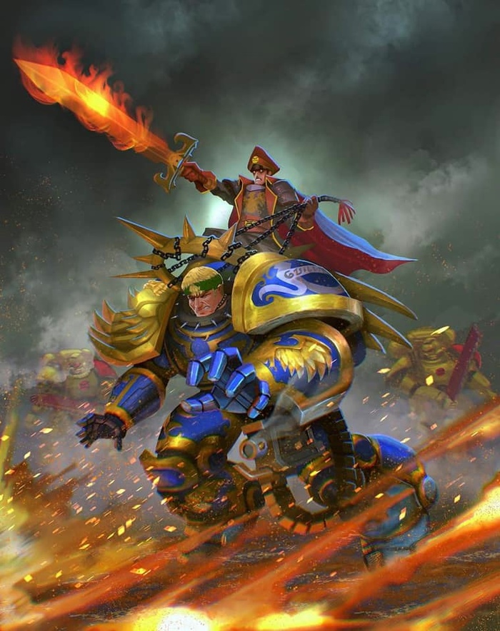 Кто убьёт больше орков, того проигравший везёт на себе до Терры!