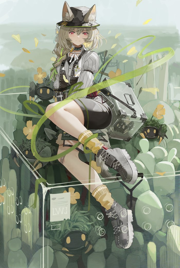 Beanstalk , Anime Art, Arknights, Beanstalk (Arknights), Animal Ears,  