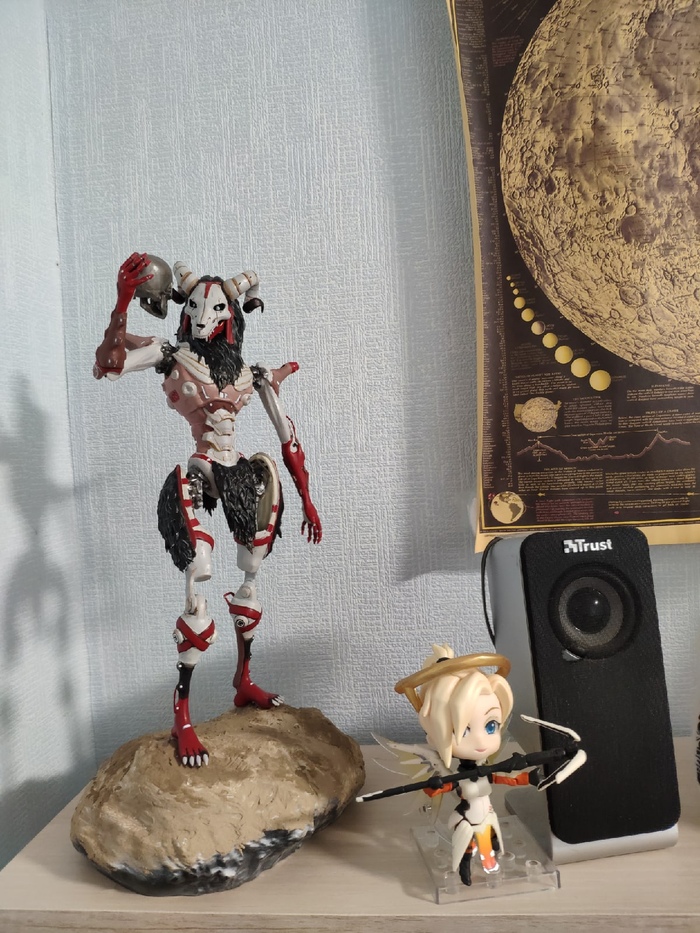 Ревенант из игры Apex legends 3D печать, 3D моделирование, Рукоделие без процесса, Blender, Фигурки, Покраска миниатюр, Игры, Apex Legends, Компьютерные игры, Длиннопост