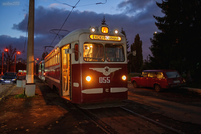 Вечерний трамвай