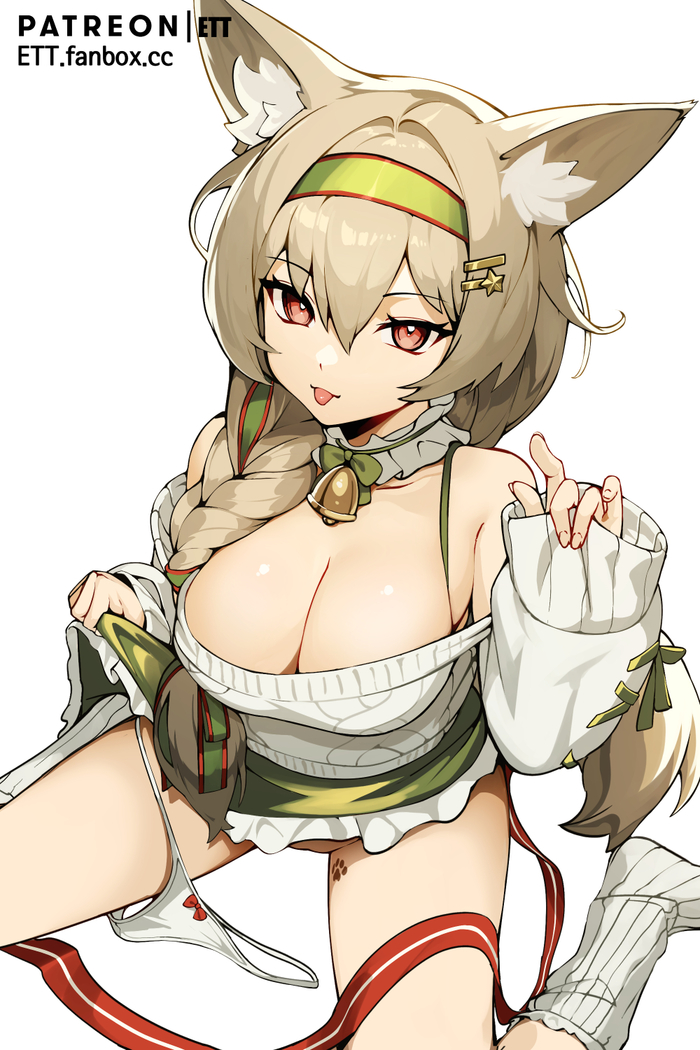 Beanstalk Anime Art, , Arknights, Beanstalk (Arknights), Animal Ears,  , Ett