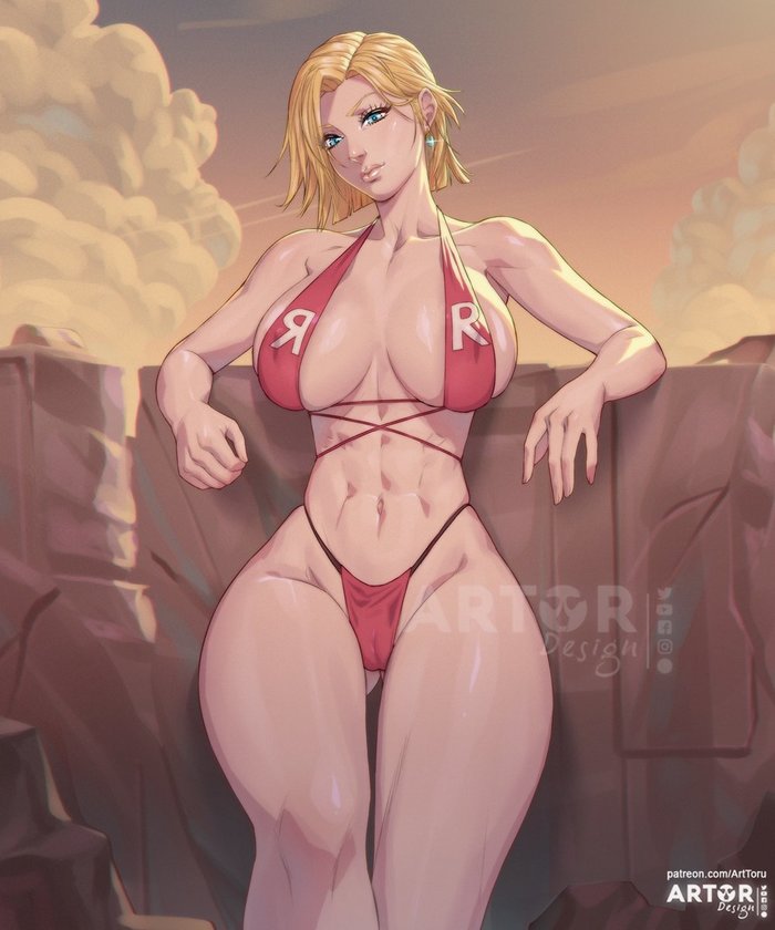Android 18 Muscleart,  , Android 18, Dragon Ball