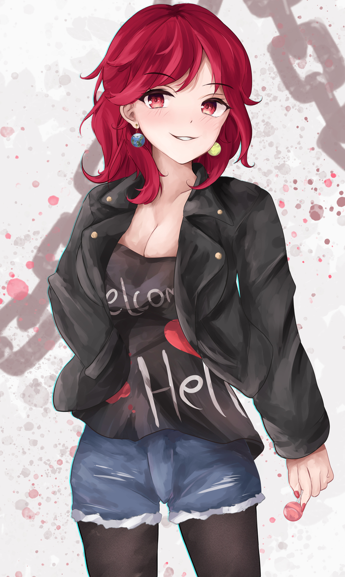 Hecatia Lapislazuli Touhou, Hecatia Lapislazuli, , Anime Art, Orchid