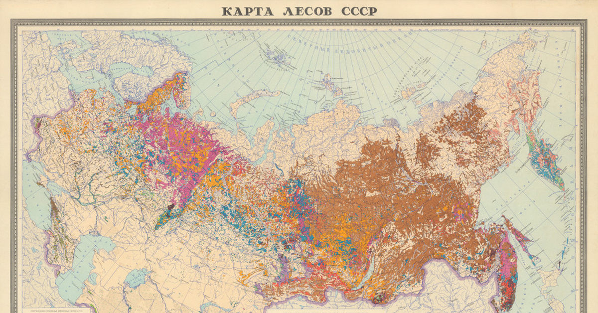 Этнографическая карта союза сср