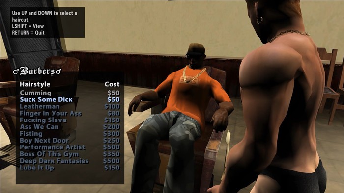 Barbershop     ,  , GTA: San Andreas, GTA, Gachimuchi, 