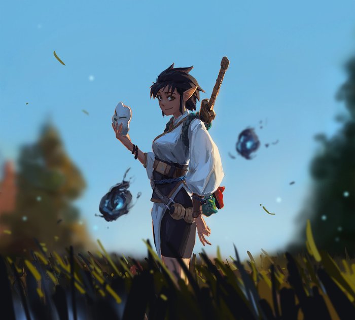 Fantasy Sketches by Kan Liu Kan Liu, , , , , Original Character, , 