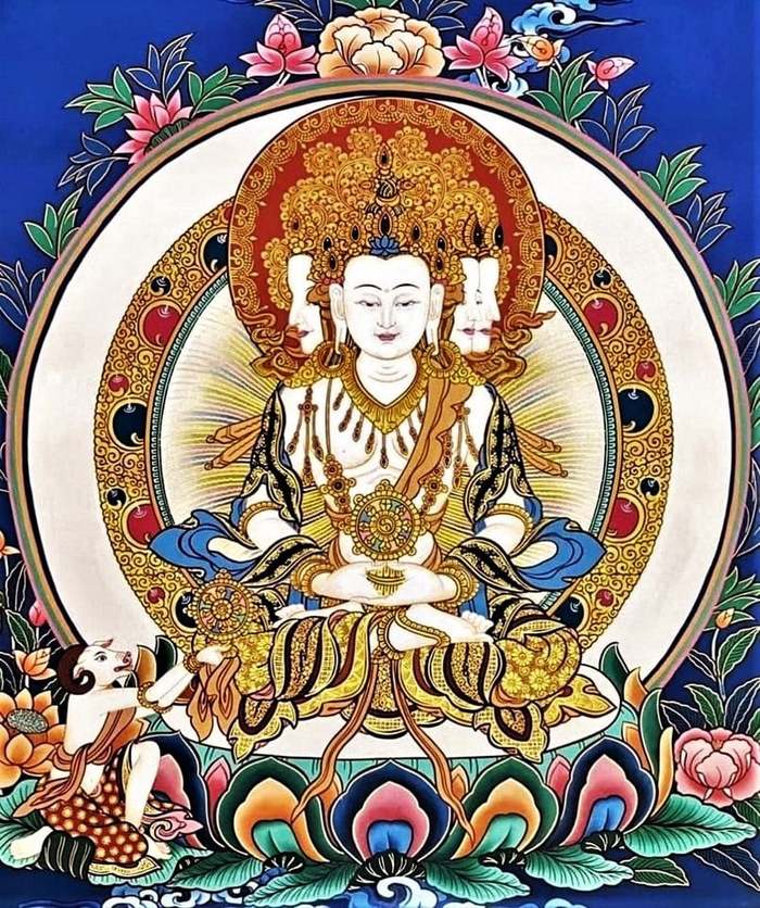 Будда Вайрочана (один из пяти Будд Мудрости в ваджраяне)