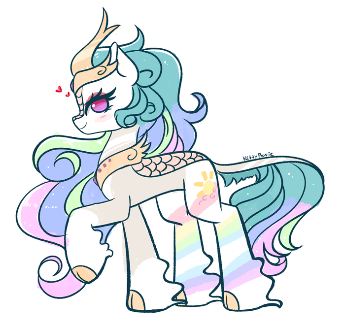  My Little Pony, Princess Celestia, Kittyrosie, MLP Kirin, 