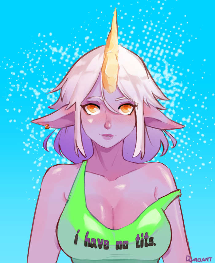 Soraka byQuroArt , , Soraka, League of Legends, Game Art,   