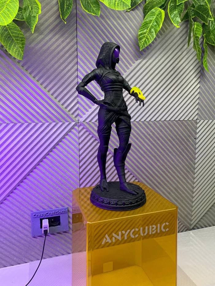 Tali Zorah Black Mass Effect, Tali Zorah, Bioware, Anycubic, Anycubic Photon, 3D , 