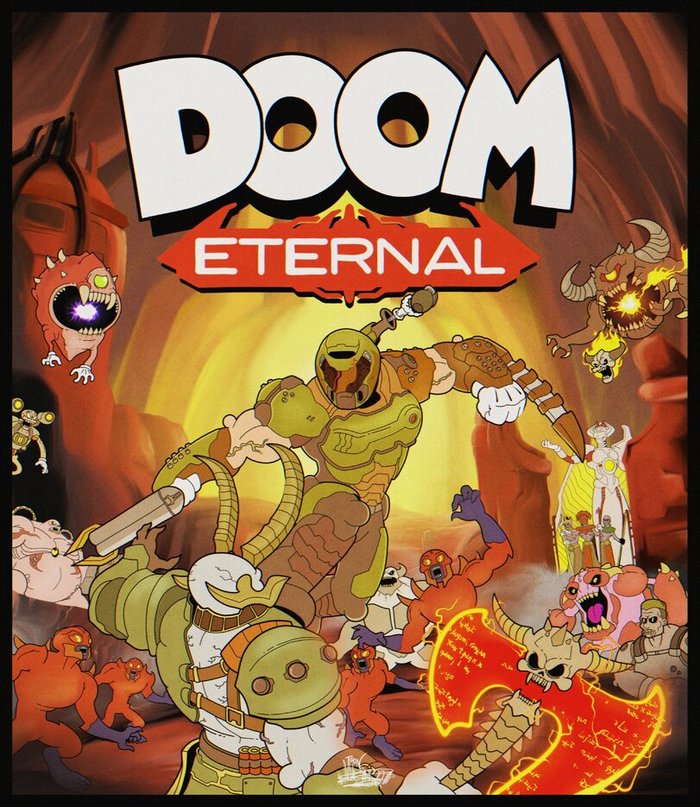   Doom   Doom Eternal, Doom, , Game Art, 