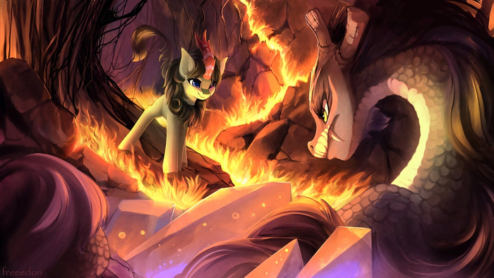   My Little Pony, Original Character, MLP Kirin, Freeedon
