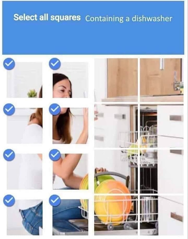 Отметьте посудомойку на картинке!