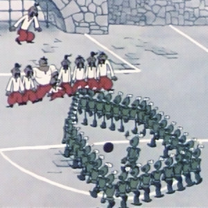 Как казаки в футбол играли...