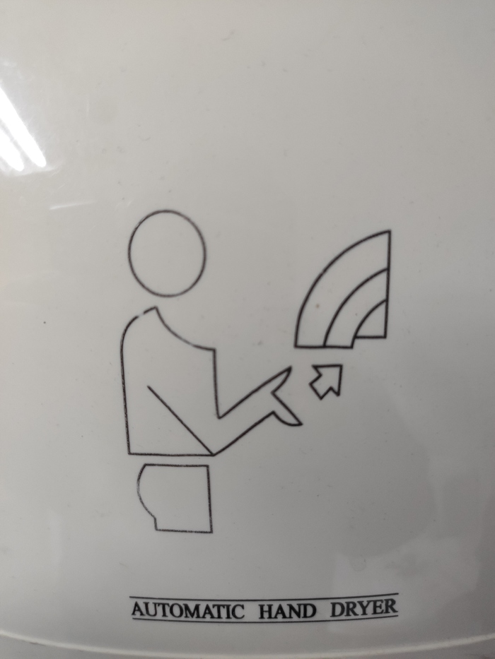 Ранний Пикассо.Мужик засовывает своего питона в мусоропровод