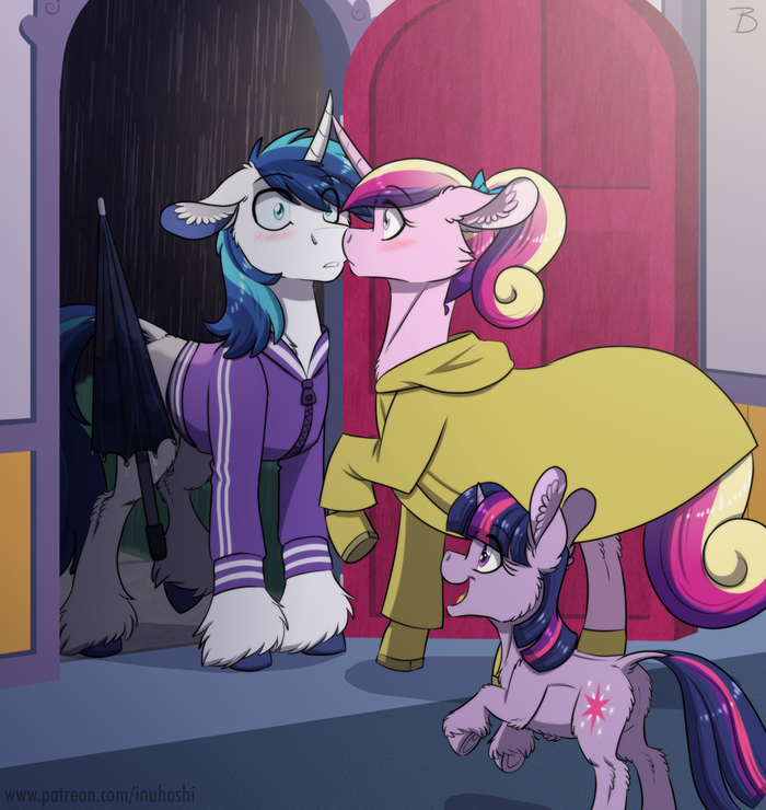   My Little Pony, Twilight Sparkle, Princess Cadance, Shining Armor, Inuhoshi-to-darkpen