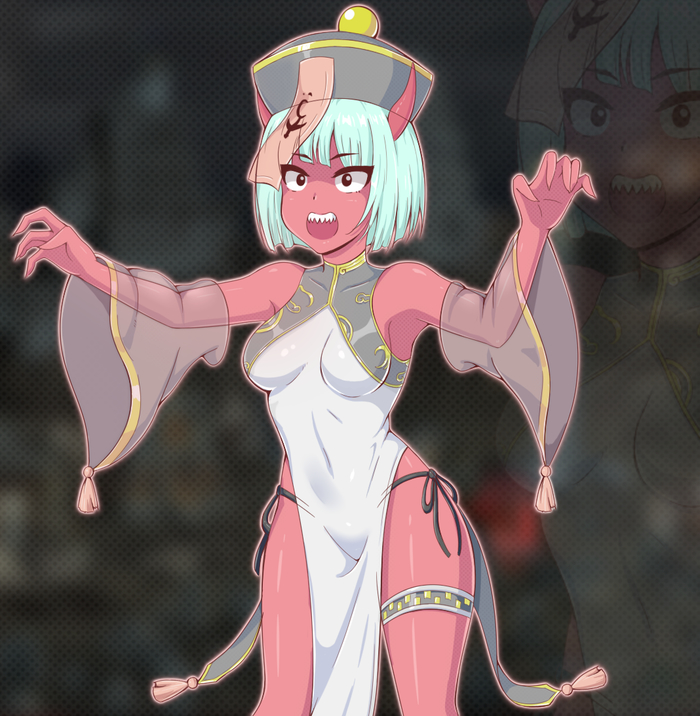 Zombie-chan Anime Art, , Original Character, , , -