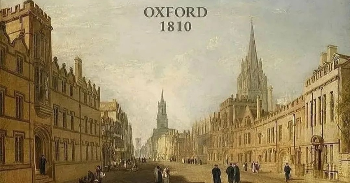 Oxford swan. Уильям тёрнер Хай-стрит, Оксфорд. Oxford 1810 Painting. Оксфорд картина.