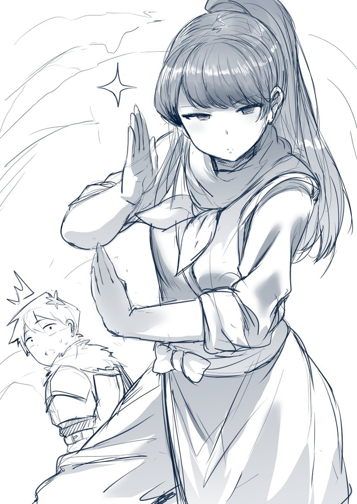 -      , Anime Art, Komi-san wa Comyushou desu, Shouko Komi, Hitohito Tadano, Goblin Slayer, 