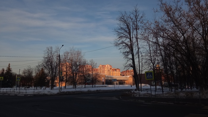 Утреннее фото города