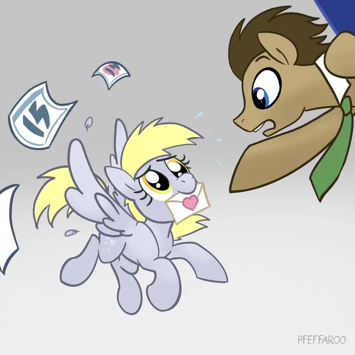 mlp derpy and dr whooves