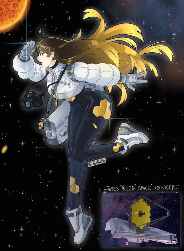 Персонификация космических аппаратов: "Джеймс Вебб"