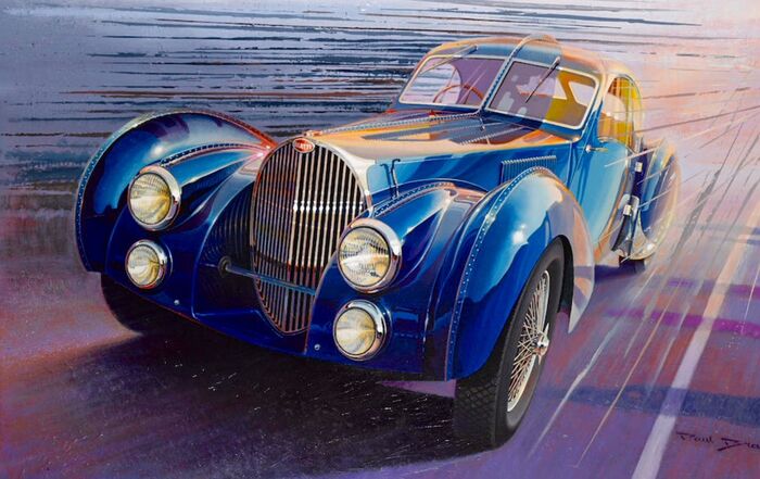 Поль Брак - легендарный автомобильный дизайнер и художник Авто, Картина, Художник, Дизайн, Мерседес, BMW, Длиннопост
