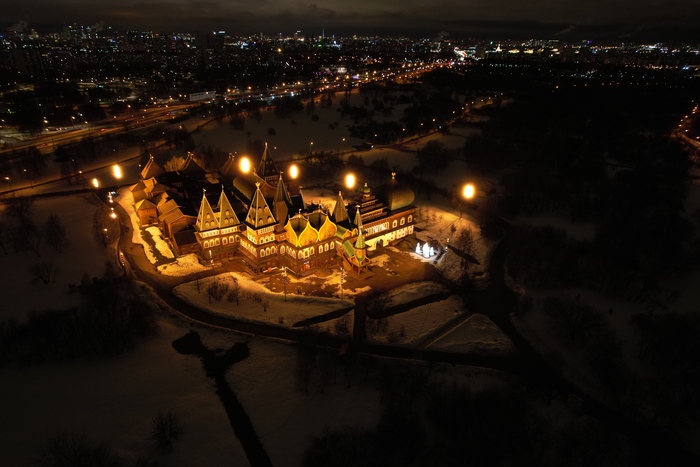 Фотки ночной Москвы Москва, Фотография, Начинающий фотограф, Квадрокоптер, DJI, Аэросъемка, Парк, Дрон, Хочу критики, Длиннопост