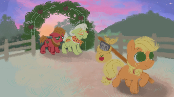   My Little Pony, Applejack, Big Macintosh, Granny Smith