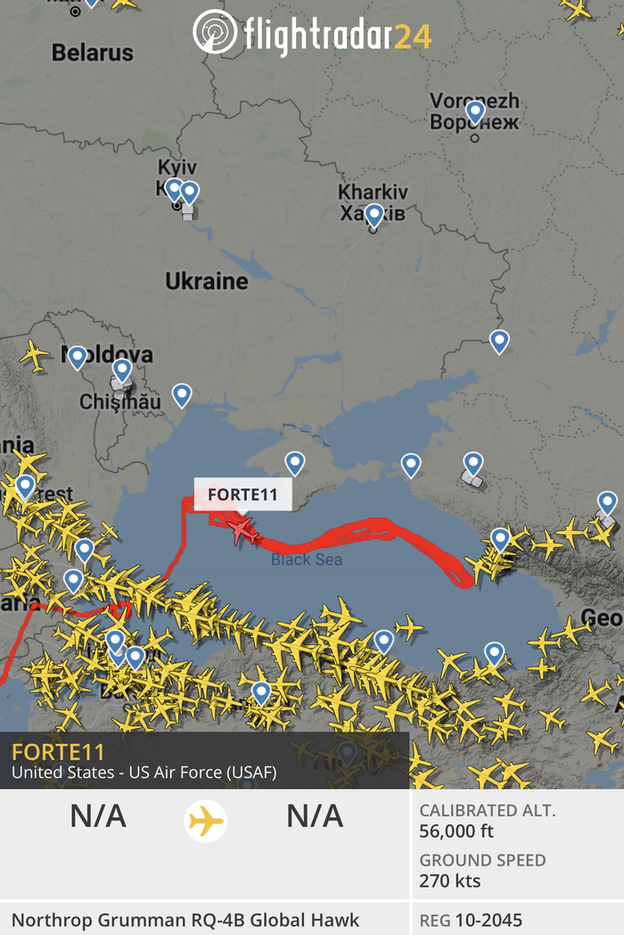  ,    , , , Flightradar24, Rq-4 Global Hawk,  ,  , 