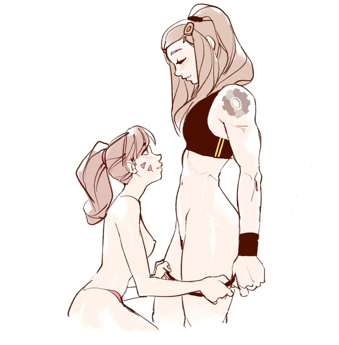 D.Va  Brigitte , , , Overwatch, Dva, Brigitte,  