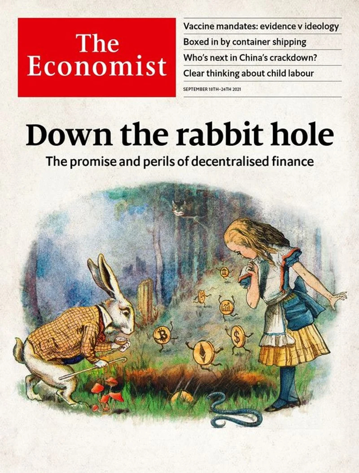Журнал Economist с прогнозом на 2022 Пикабу