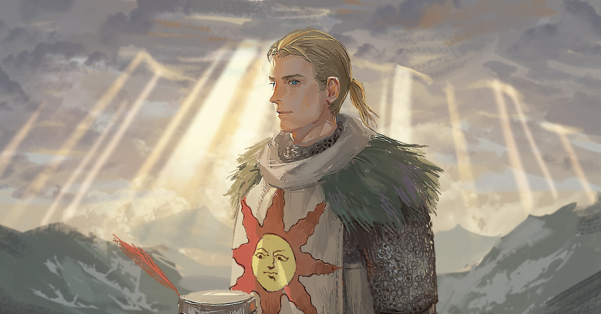 Sun knight. Солер из Асторы арт. Соллер Dark Souls. Рыцарь Солер из Асторы. Солер из Асторы без шлема.