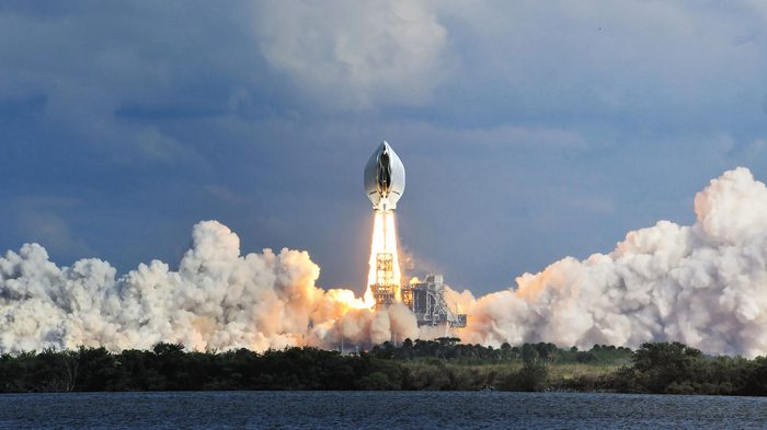 Космический корабль Vulva призван противостоять распространению фаллических космических кораблей