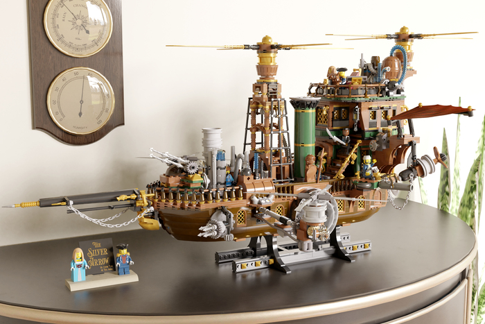 Skyship Steampunk motorise sur LEGO Ideas , LEGO, LEGO Technic